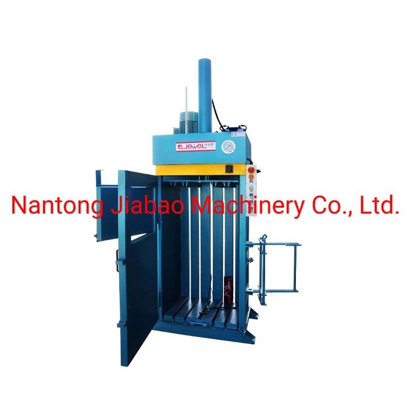 Vertical Small Baling Machine Fiber Baler with Baling Capacity of 4 to 6 Bales / Hour