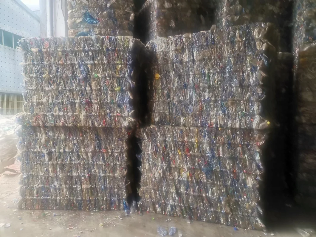 Plastic Bottle Metal Scrap Straw Horizontal Baler