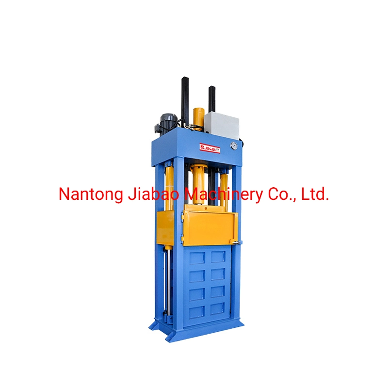 Vertical Hydraulic Baler Machine with Lifting Chamber for Textile/Non-Woven Fabric/Clothes/Used Clothes/Wipers/Textiles/Second Hand Clothes/Second Hand Clothing