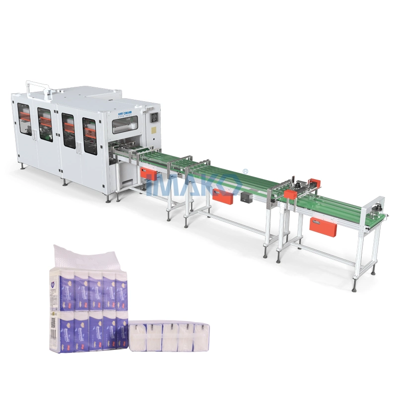 Full Servo Automatic Softpack Tissue Bundle Tissue Paper Bundling Packing Machine