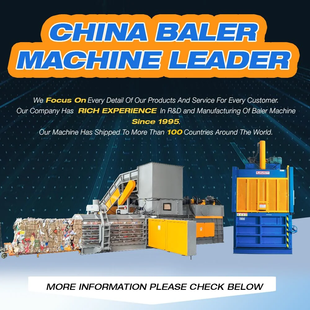 Factory Price Fully Automatic Horizontal Hydraulic Waste Cardboard/Waste Carton/Plastic/Pet Bottle Press Packing Baler